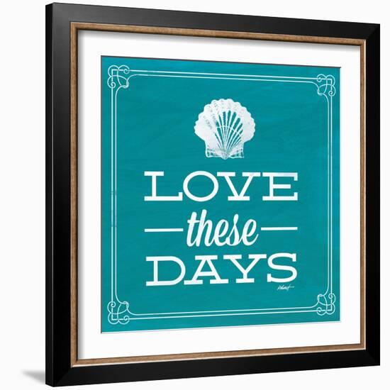 Love These Days Blue-Katie Pertiet-Framed Art Print