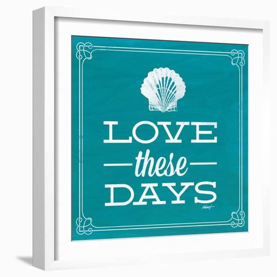 Love These Days Blue-Katie Pertiet-Framed Art Print