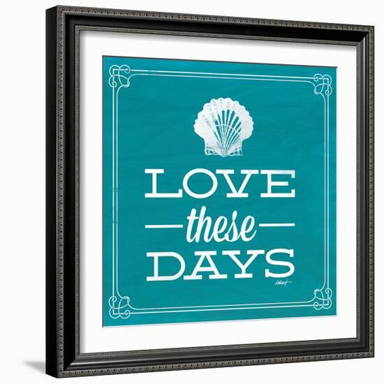 Love These Days Blue-Katie Pertiet-Framed Art Print