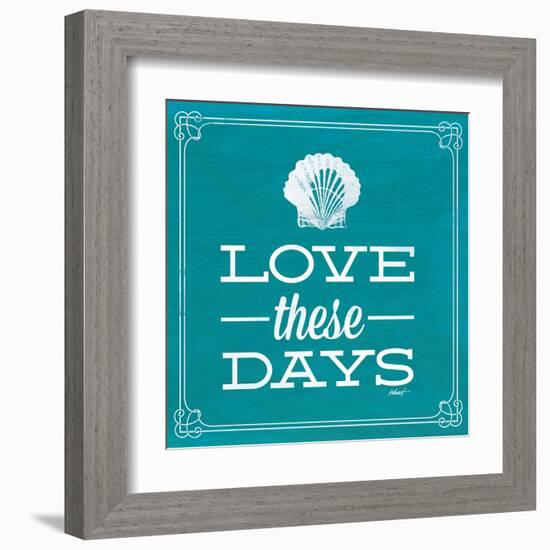 Love These Days Blue-Katie Pertiet-Framed Art Print