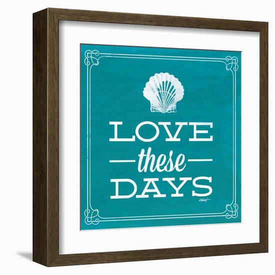 Love These Days Blue-Katie Pertiet-Framed Art Print