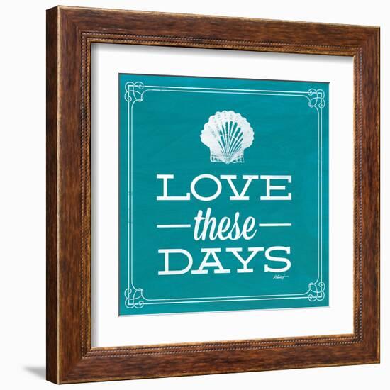 Love These Days Blue-Katie Pertiet-Framed Art Print