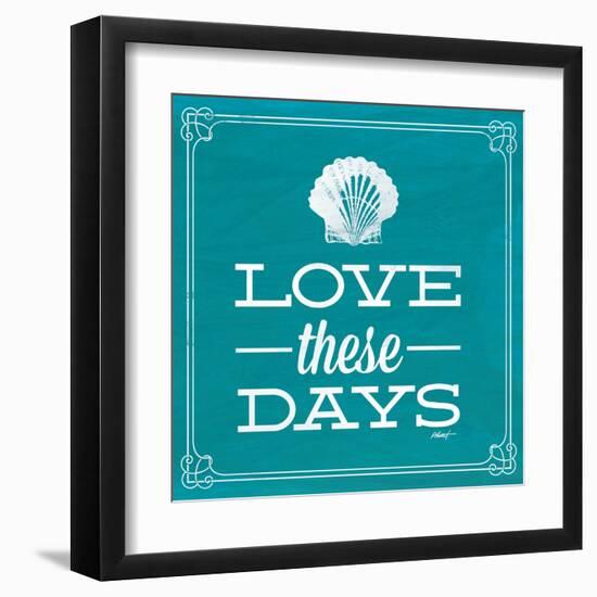 Love These Days Blue-Katie Pertiet-Framed Art Print