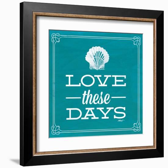 Love These Days Blue-Katie Pertiet-Framed Art Print