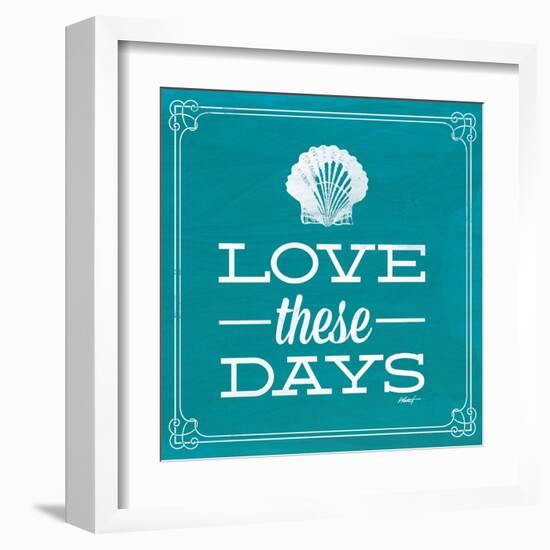 Love These Days Blue-Katie Pertiet-Framed Art Print