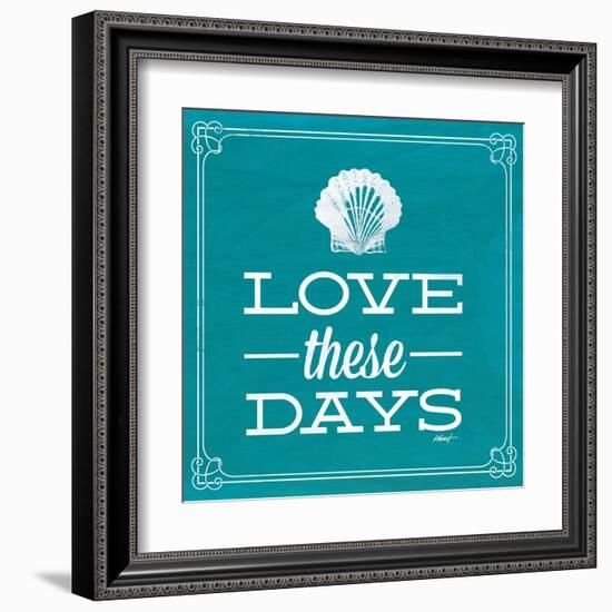 Love These Days Blue-Katie Pertiet-Framed Art Print