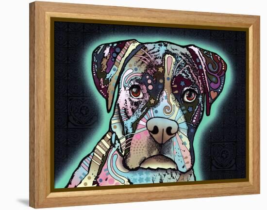 Love Thy Boxer-Dean Russo-Framed Premier Image Canvas