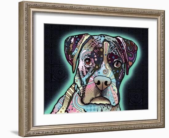 Love Thy Boxer-Dean Russo-Framed Giclee Print