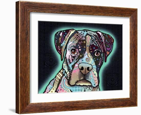 Love Thy Boxer-Dean Russo-Framed Giclee Print