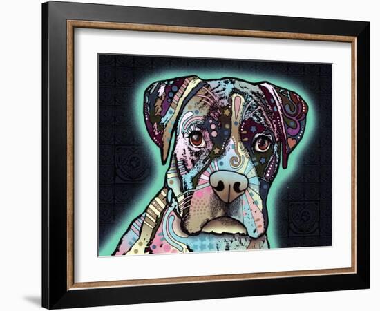 Love Thy Boxer-Dean Russo-Framed Giclee Print