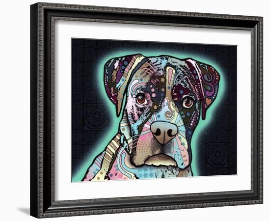 Love Thy Boxer-Dean Russo-Framed Giclee Print