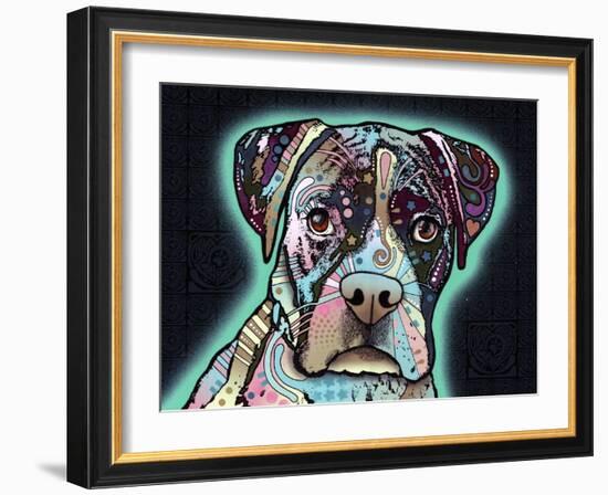 Love Thy Boxer-Dean Russo-Framed Giclee Print