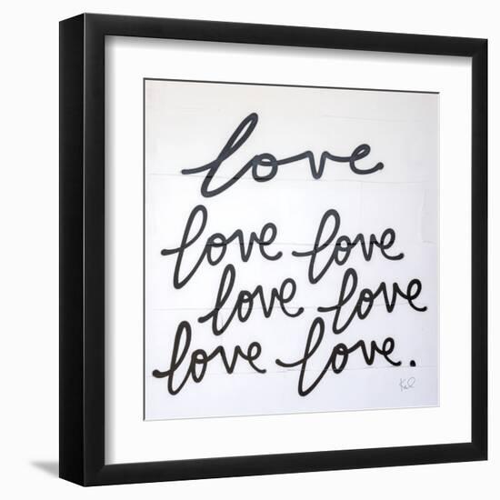 Love Times Seven Sq-Kent Youngstrom-Framed Art Print