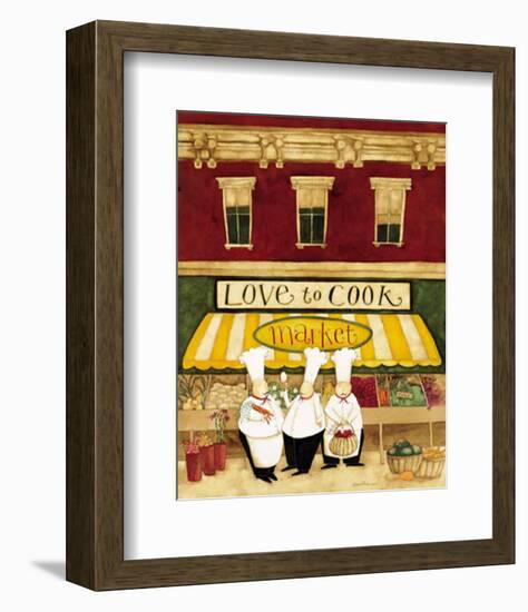 Love to Cook Market-Dan Dipaolo-Framed Art Print