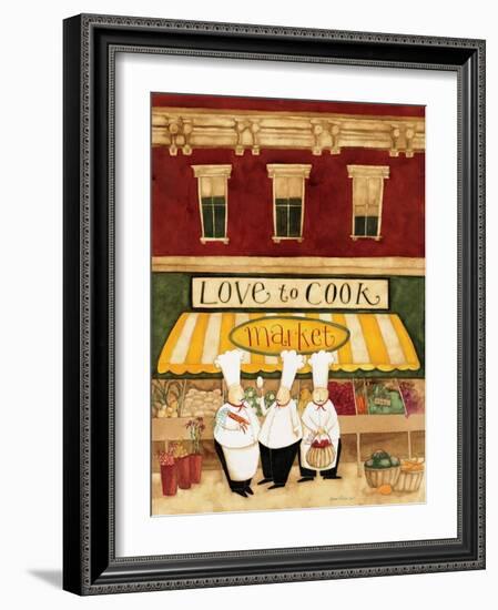 Love to Cook Market-Dan Dipaolo-Framed Art Print