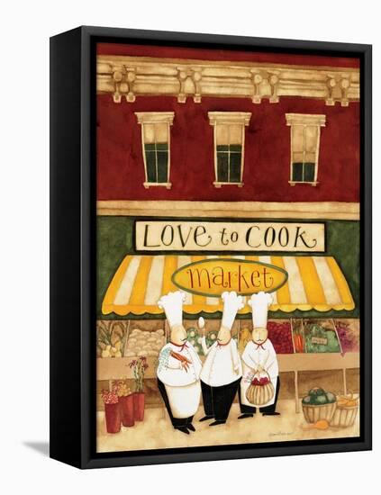 Love to Cook Market-Dan Dipaolo-Framed Stretched Canvas