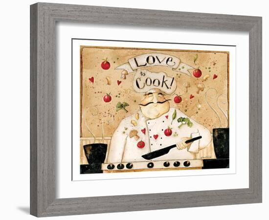 Love To Cook-Dan Dipaolo-Framed Art Print