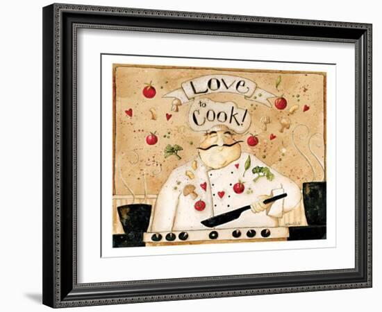 Love To Cook-Dan Dipaolo-Framed Art Print