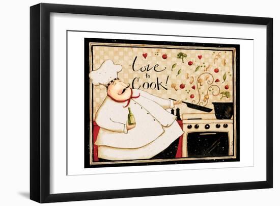 Love To Cook-Dan Dipaolo-Framed Art Print
