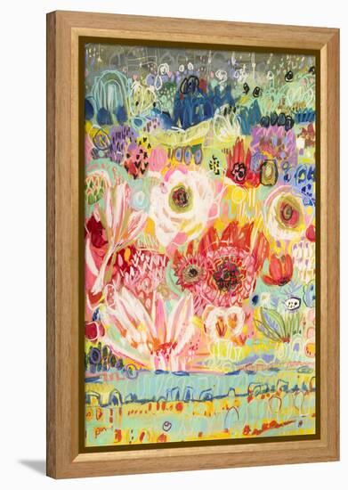 Love to Travel II-Karen  Fields-Framed Stretched Canvas