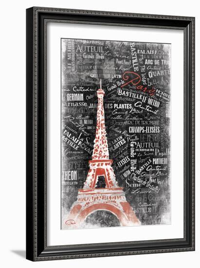 Love Tower-OnRei-Framed Art Print