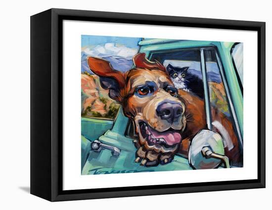 Love Travels-Connie R. Townsend-Framed Stretched Canvas