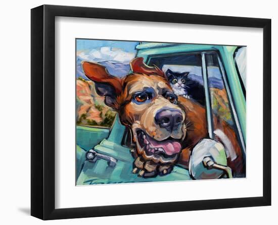 Love Travels-Connie R. Townsend-Framed Art Print