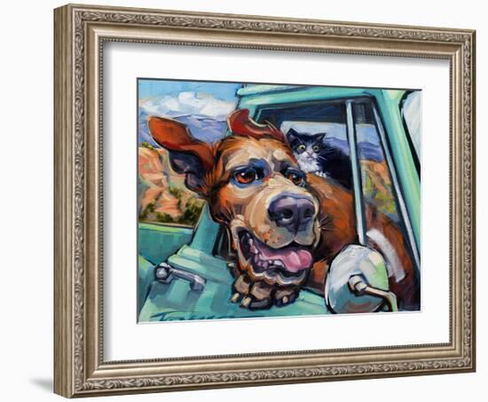 Love Travels-Connie R. Townsend-Framed Art Print