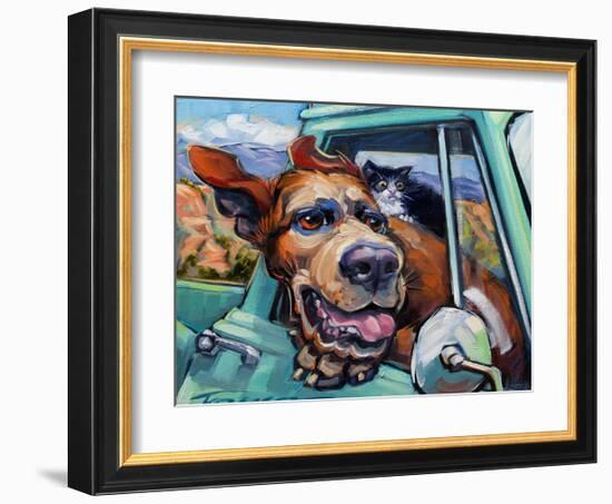 Love Travels-Connie R. Townsend-Framed Art Print