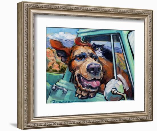 Love Travels-Connie R. Townsend-Framed Premium Giclee Print