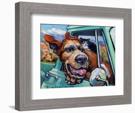 Love Travels-Connie R. Townsend-Framed Premium Giclee Print