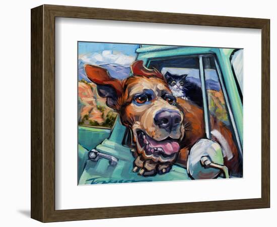 Love Travels-Connie R. Townsend-Framed Premium Giclee Print