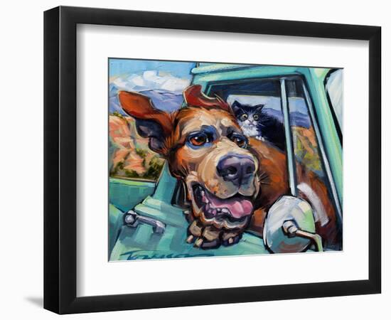 Love Travels-Connie R. Townsend-Framed Premium Giclee Print