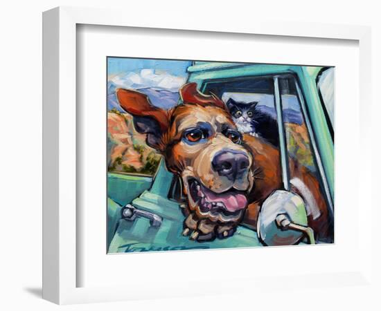 Love Travels-Connie R. Townsend-Framed Premium Giclee Print