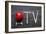 Love Tv-Yury Zap-Framed Art Print