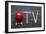 Love Tv-Yury Zap-Framed Art Print