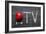 Love Tv-Yury Zap-Framed Art Print