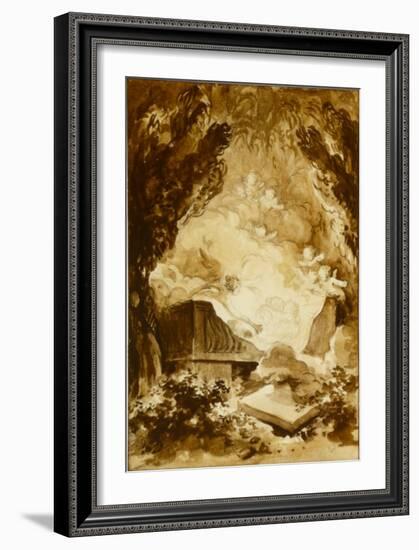 Love up to the Grave-Jean-Honoré Fragonard-Framed Collectable Print