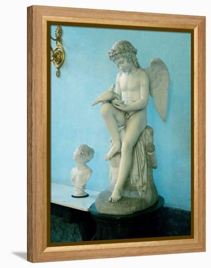 Love Waters Two Doves-Mario Borgoni-Framed Premier Image Canvas