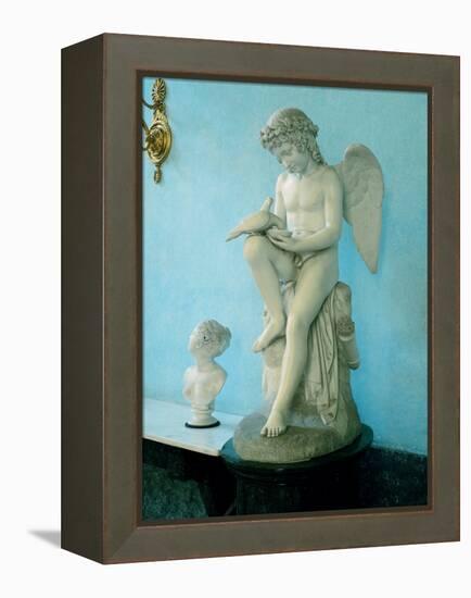 Love Waters Two Doves-Mario Borgoni-Framed Premier Image Canvas