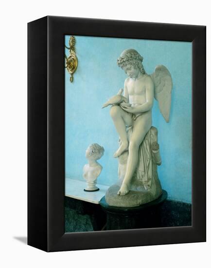 Love Waters Two Doves-Mario Borgoni-Framed Premier Image Canvas