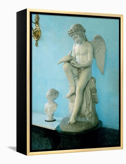 Love Waters Two Doves-Mario Borgoni-Framed Premier Image Canvas