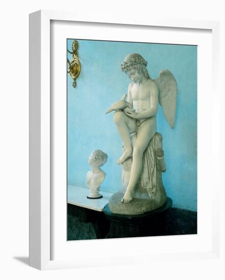 Love Waters Two Doves-Mario Borgoni-Framed Photographic Print