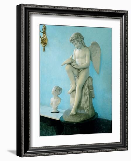 Love Waters Two Doves-Mario Borgoni-Framed Photographic Print