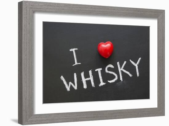 Love Whisky-Yury Zap-Framed Art Print