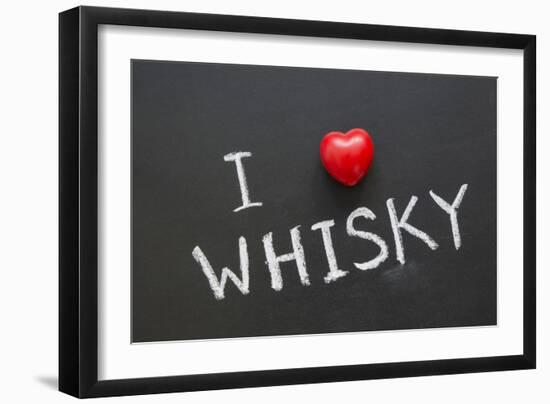 Love Whisky-Yury Zap-Framed Art Print