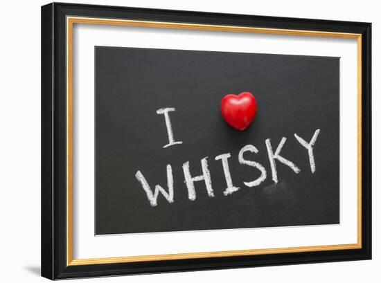 Love Whisky-Yury Zap-Framed Art Print