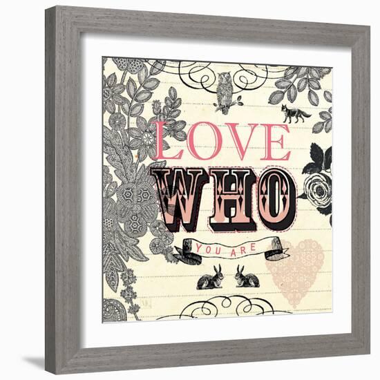 Love Who You Are-Violet Leclaire-Framed Art Print