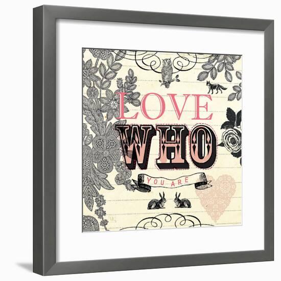 Love Who You Are-Violet Leclaire-Framed Art Print