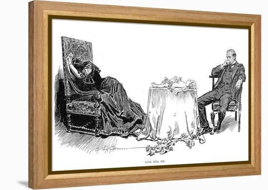 Love Will Die, 1894-Charles Dana Gibson-Framed Premier Image Canvas